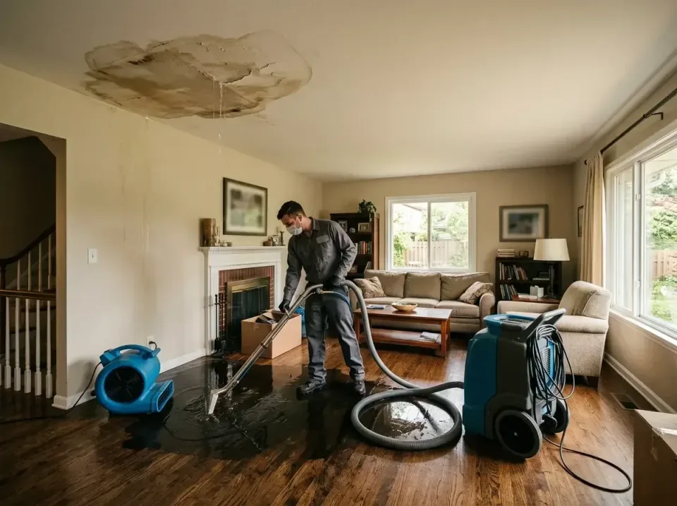 attic-pipe-burst-ceiling-drip-008 — frequently asked questions, Water Damage Restoration & Carpet Care in Temple, PA